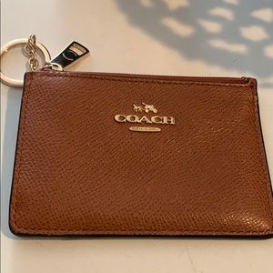 Coach key ring and card holder